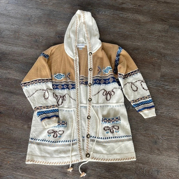 B.G Basics Aztec Western Boho Cardigan - Picture 1 of 8